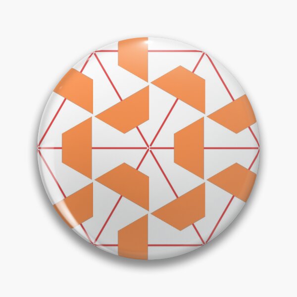 Artikelvorschau, Geometrisches Muster in Orange und Rot entworfen und verkauft von Genie-0750.