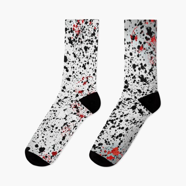Item preview, BLACK RED SPECKS designed and sold by Salisha Wheeler.