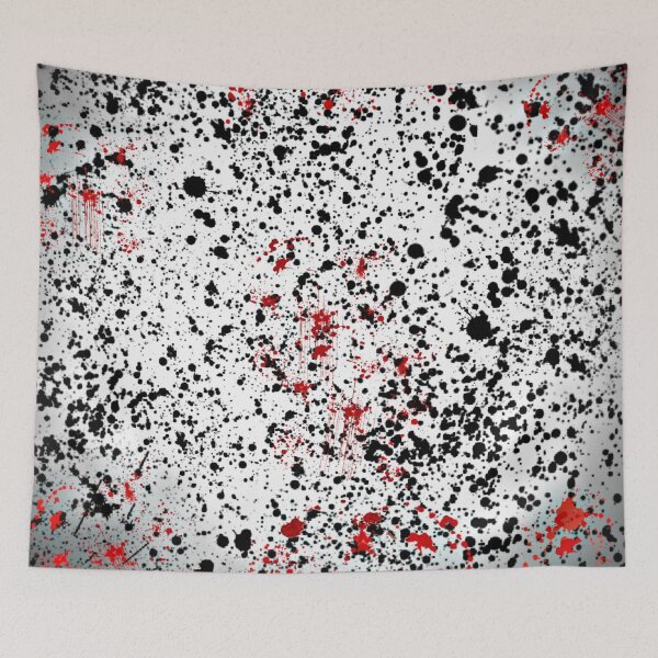 Item preview, BLACK RED SPECKS designed and sold by Salisha Wheeler.