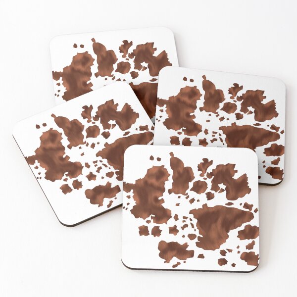 Item preview, Pink Cow Hide with Brown Spots designed and sold by Ibnat Ali.