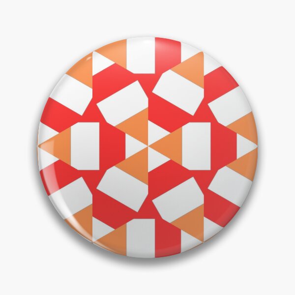 Artikelvorschau, Geometrisches rotes und oranges Muster entworfen und verkauft von Genie-0750.