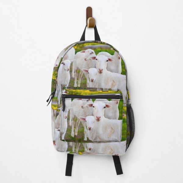 Item preview, Flock of Cute White Sheep at Farm designed and sold by Yogibear & Rachelle .