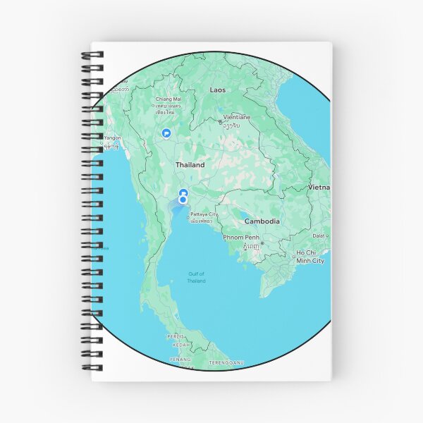 Item preview, Thailand map designed and sold by PeckyPom.