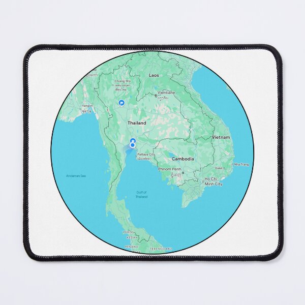 Item preview, Thailand map designed and sold by PeckyPom.