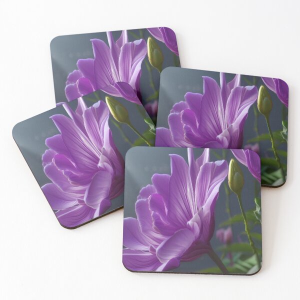 Item preview, A vibrant purple flower with delicate petals designed and sold by InezPhotography.