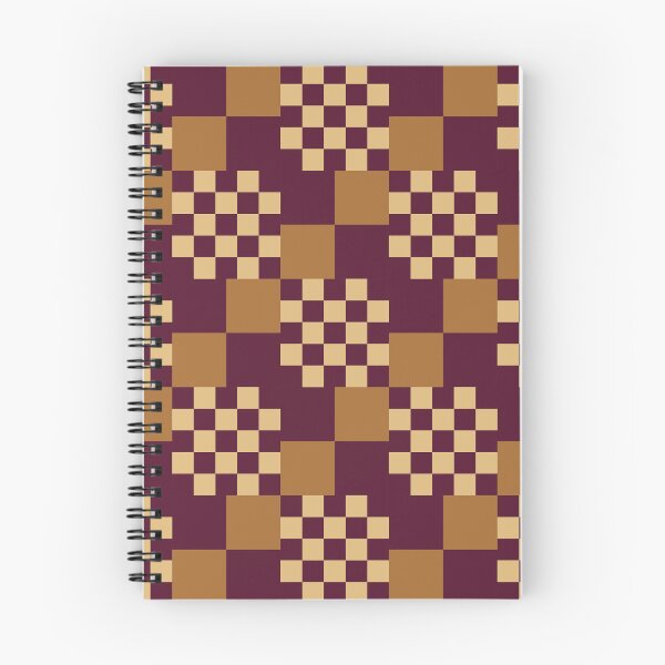 Item preview, Geometric Shapes Checker Pattern 1 in Rustic  Classy Brown designed and sold by nineFlorals.