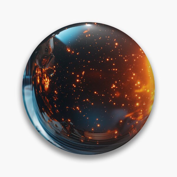 Item preview, Astronaut's Reflections in a Cosmic Glow designed and sold by lematworks.