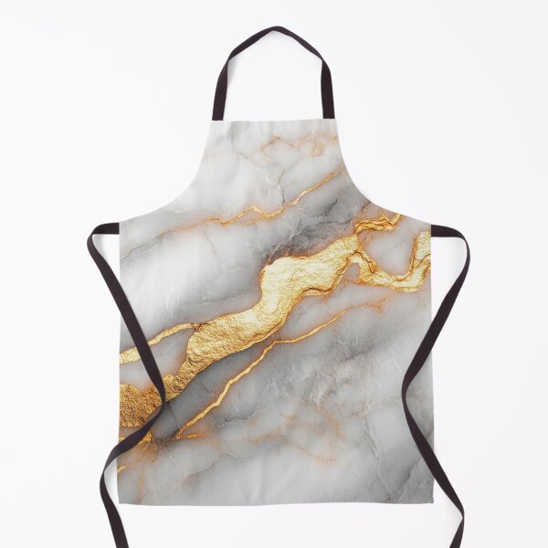 Item preview, Elegant White Marble with Gold Streaks designed and sold by lematworks.