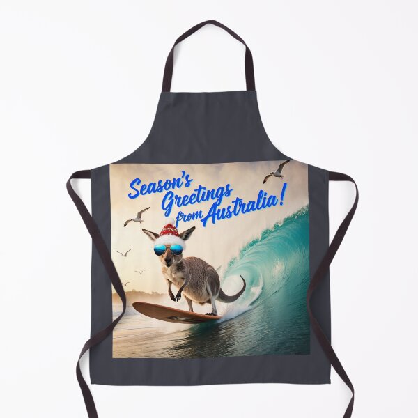 Item preview, Cool Kanga surfin' up some Christmas Greetings! designed and sold by BrenBub.