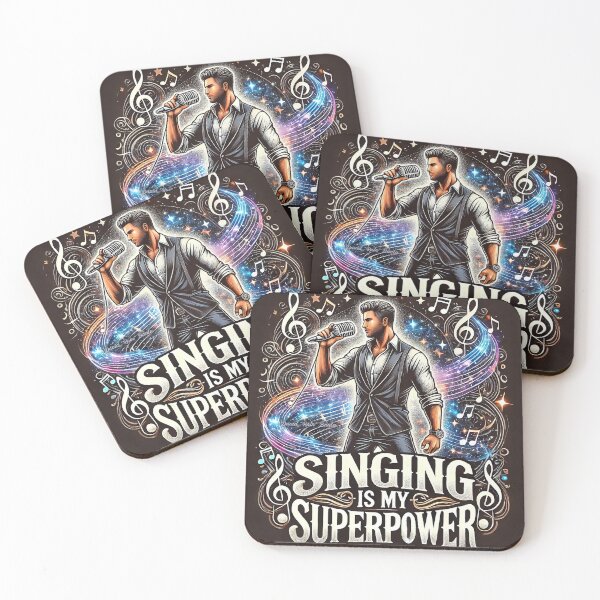 Item preview, Singing is My Superpower: A Bold Anthem designed and sold by MySheetMusicArt.