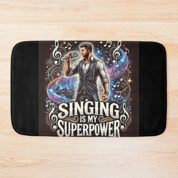 Item preview, Singing is My Superpower: A Bold Anthem designed and sold by MySheetMusicArt.