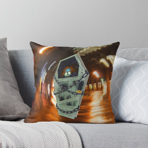 Item preview, Glowing Zombie in Chains Escaping Coffin designed and sold by MJH-Photo.