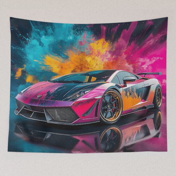 Aperçu de l'œuvre Série Colorburst : Lamborghini Gallardo #4 créée et vendue par MyNameisntZ.
