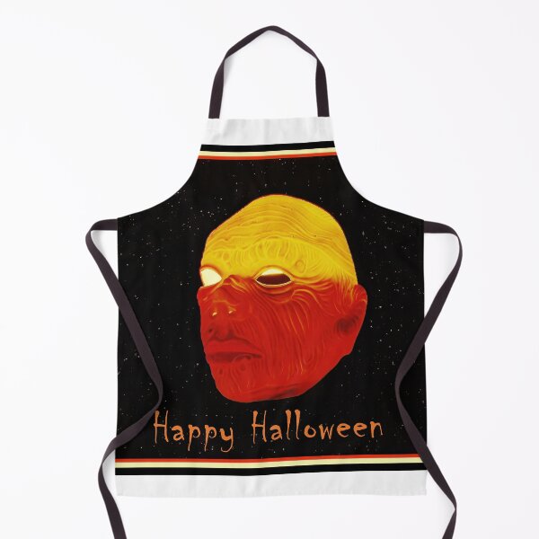 Item preview, Glowing Alien Head with Halloween Greeting designed and sold by MJH-Photo.