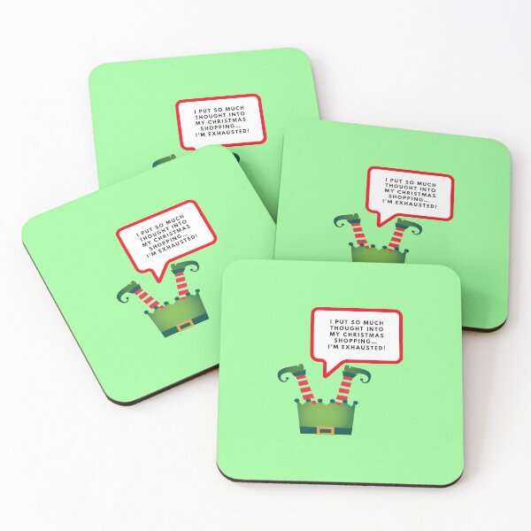 Item preview, I put so much thought into my Christmas shopping… I’m exhausted, Merry Christmas, funny print designed and sold by artdragongift 15.