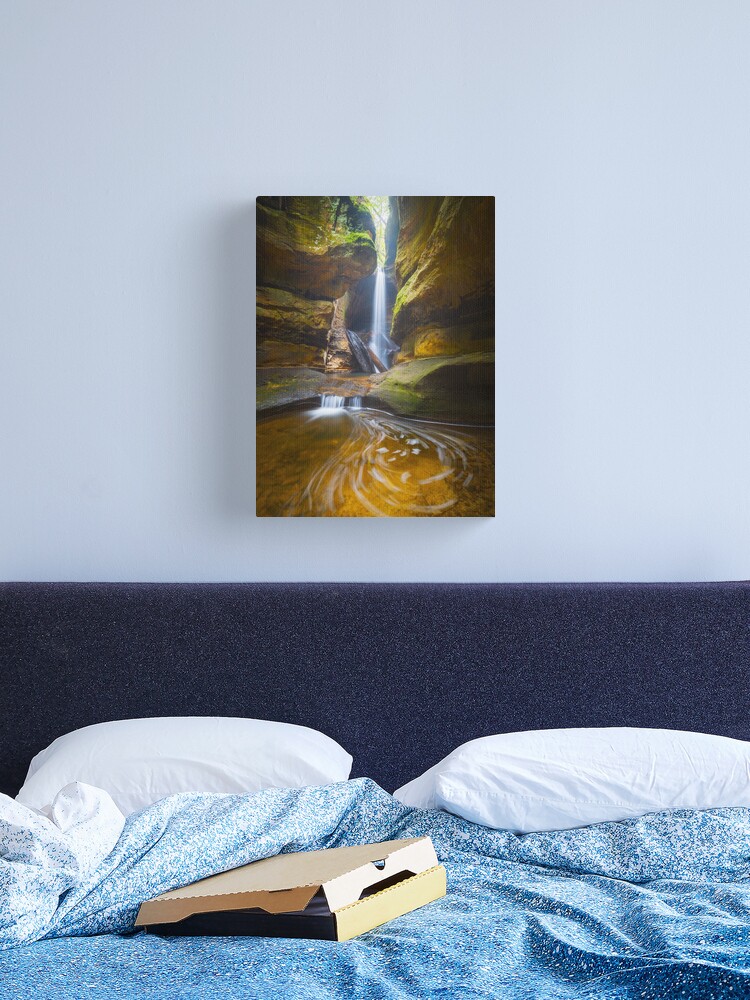 Thumbnail 2 of 3, Canvas Print, Centennial Glen Grotto, Blackheath, Blue Mountains, New South Wales, Australia designed and sold by Chockstone.