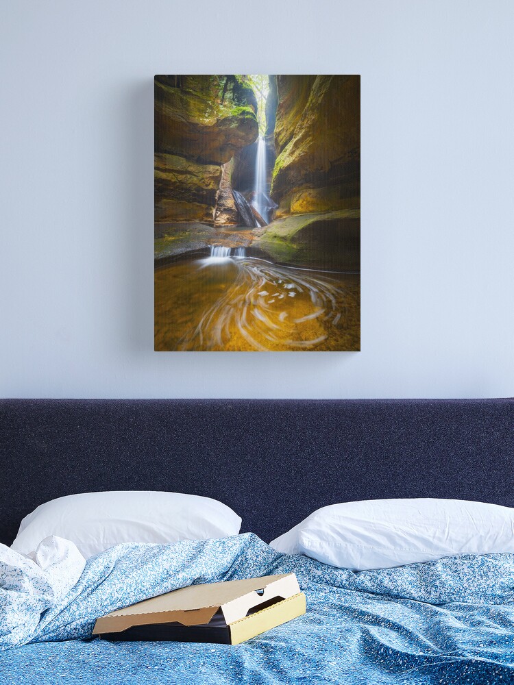 Thumbnail 2 of 3, Canvas Print, Centennial Glen Grotto, Blackheath, Blue Mountains, New South Wales, Australia designed and sold by Chockstone.