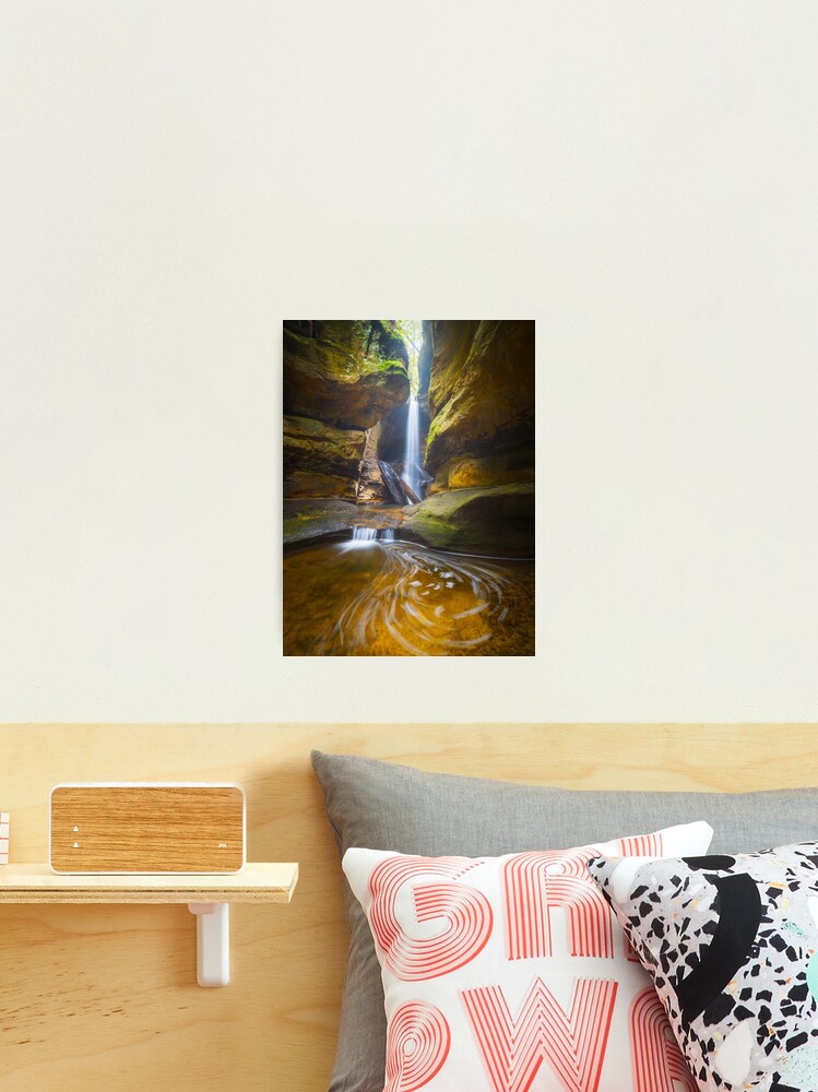 Thumbnail 2 of 3, Photographic Print, Centennial Glen Grotto, Blackheath, Blue Mountains, New South Wales, Australia designed and sold by Chockstone.