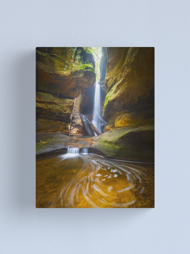 Thumbnail 1 of 3, Canvas Print, Centennial Glen Grotto, Blackheath, Blue Mountains, New South Wales, Australia designed and sold by Chockstone.