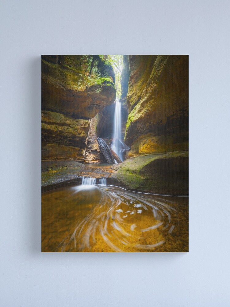 Thumbnail 1 of 3, Canvas Print, Centennial Glen Grotto, Blackheath, Blue Mountains, New South Wales, Australia designed and sold by Chockstone.