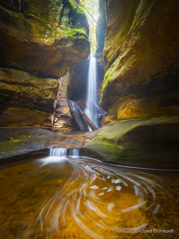 Thumbnail 3 of 3, Photographic Print, Centennial Glen Grotto, Blackheath, Blue Mountains, New South Wales, Australia designed and sold by Chockstone.