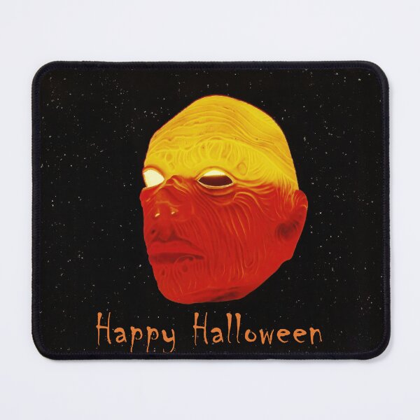 Item preview, Glowing Alien Head with Halloween Greeting designed and sold by MJH-Photo.