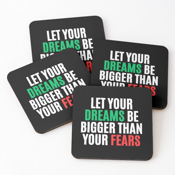 Item preview, Let Your Dreams Be Bigger Than Your Fears Quote designed and sold by Life Quotes.