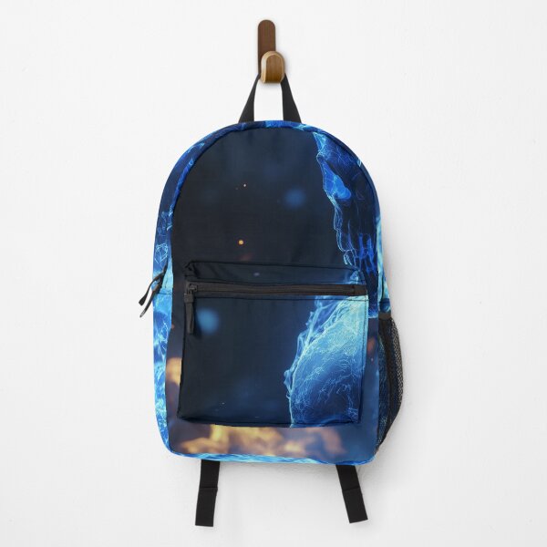 Item preview, Flaming Blue Skull Engulfed in Ethereal Fire designed and sold by lematworks.