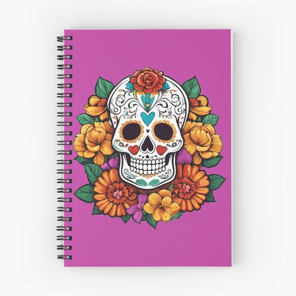 Item preview, Marigold Memoria Sugar Skull designed and sold by Simply Figs.