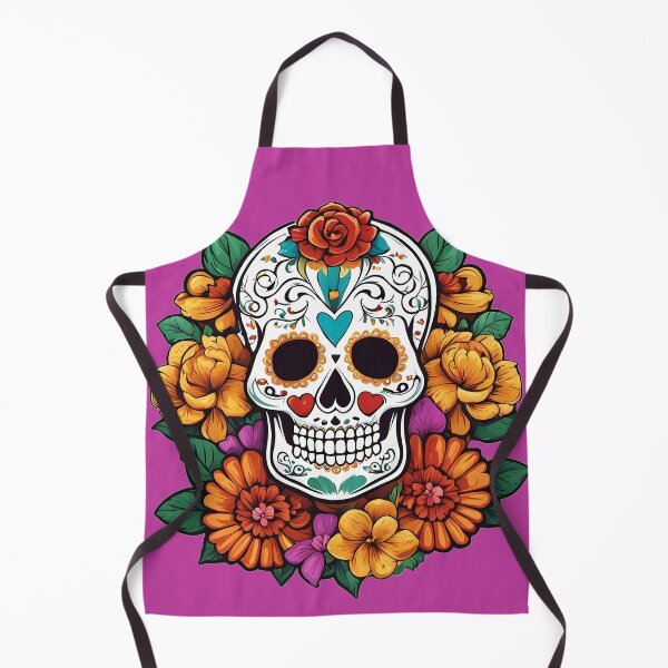 Item preview, Calavera de azúcar con memoria de caléndula designed and sold by Simply Figs.
