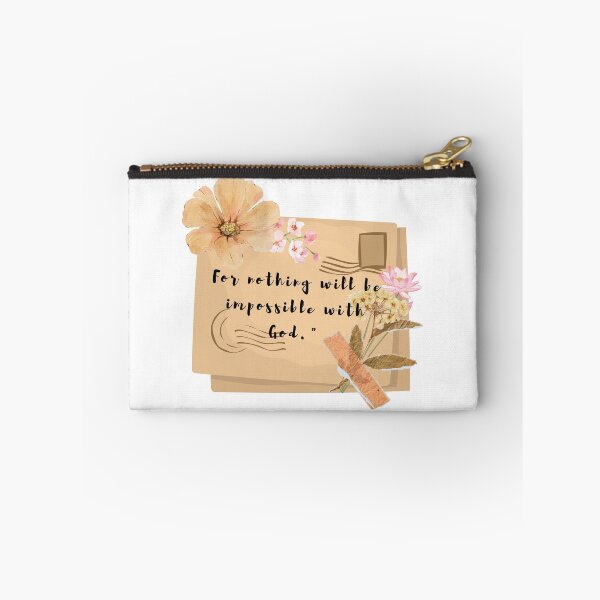 Item preview, For mothing will be impossible with God designed and sold by VieLittleCorner.