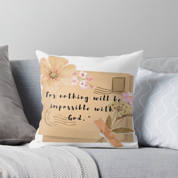 Item preview, For mothing will be impossible with God designed and sold by VieLittleCorner.
