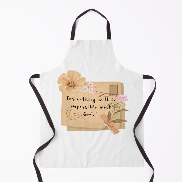 Item preview, For mothing will be impossible with God designed and sold by VieLittleCorner.