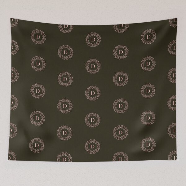 Item preview, Elegant Intricate Geometric Letter D emblem designed and sold by rasagamastore.