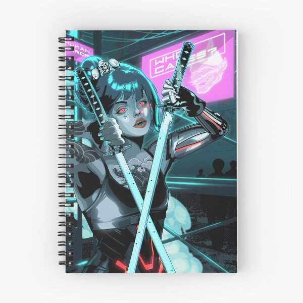 Aperçu de l'œuvre Assassin de la ville cyberpunk créée et vendue par HeyMoonly.