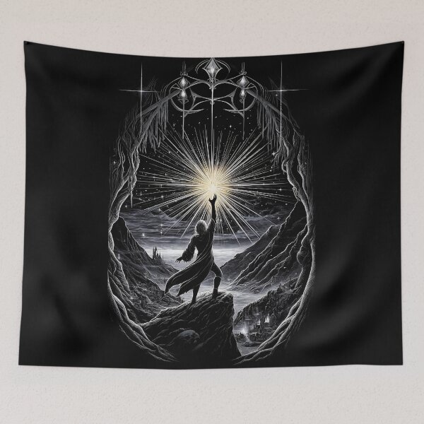Item preview, Beren and Luthien - J.R.R. Tolkien - Book Cover Art designed and sold by Sovietmovies.