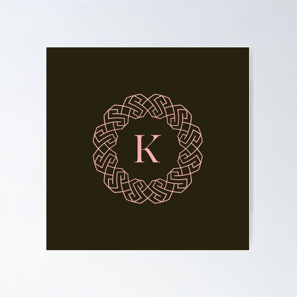 Item preview, Elegant Intricate Geometric Letter K emblem designed and sold by rasagamastore.