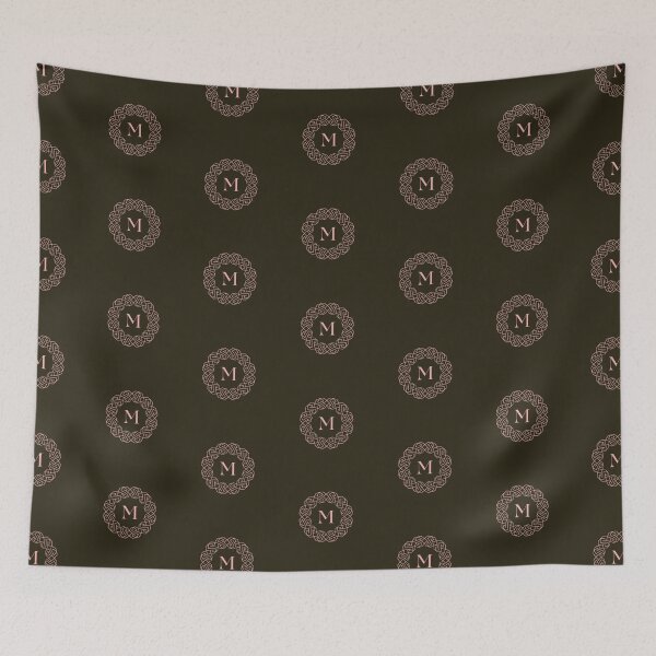 Item preview, Elegant Intricate Geometric Letter M emblem designed and sold by rasagamastore.