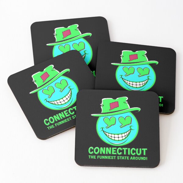 Item preview, Connecticut The Funniest State Around Funny Quote designed and sold by TheArtOfPat.
