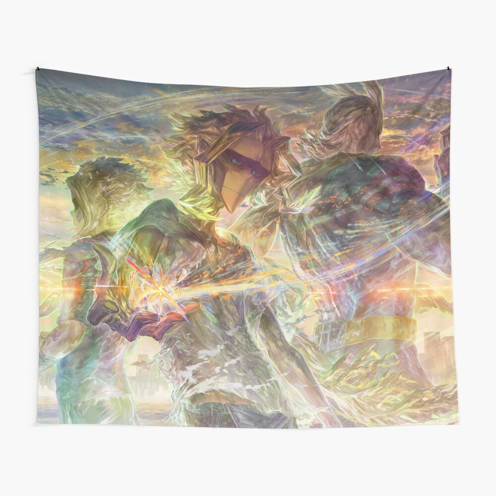 One For All All Might 八木俊典 Tapestry By Muddymelly Redbubble