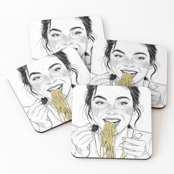 Item preview, Beauty girl pasta Joy - Spaghetti Lover's Delight designed and sold by KennerTH.