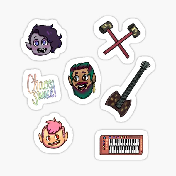 Chaos Sauce Stickers! Sticker