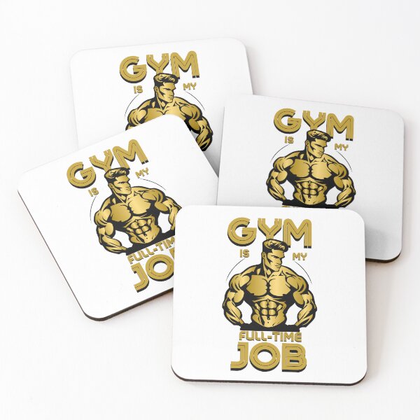 Item preview, Gym Is My Full-Time Job Fitness Design designed and sold by DesignDazzles.