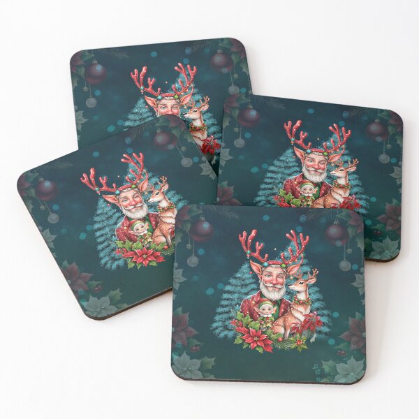 Item preview, A whimsical Christmas illustration, designed and sold by nicky2342.