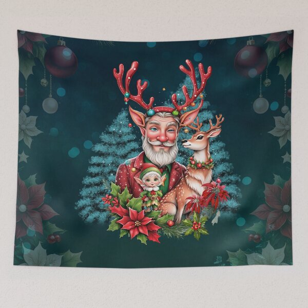 Item preview, A whimsical Christmas illustration, designed and sold by nicky2342.