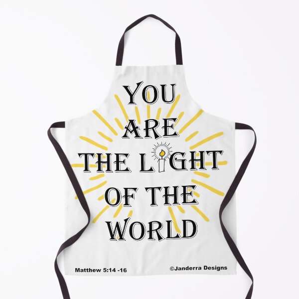 Item preview, You are the light of the world Matthew 5:14-16 Bible Verse Christian Design designed and sold by JanderraDesigns.