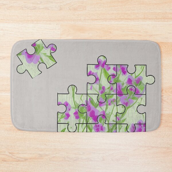 Item preview, Flowery puzzle designed and sold by Glenbobagins.