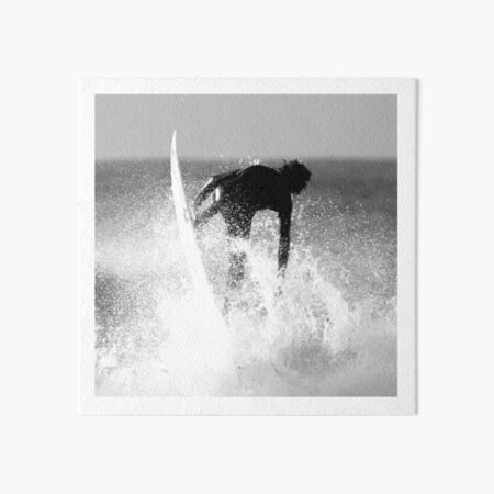 Artikel-Vorschau von Quadratisches Format Monochrom Surf 5, designt und verkauft von Aaron  Kinzer.