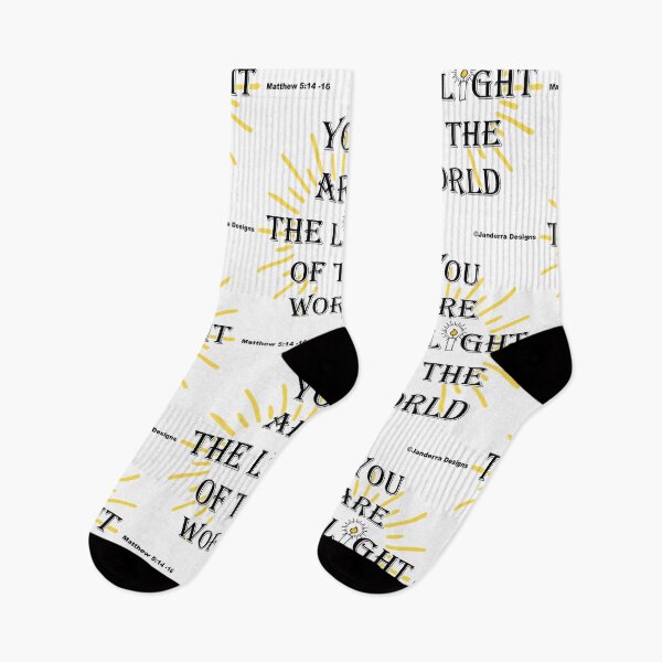 Item preview,  You are the light of the world Matthew 5:14-16 Bible Verse Christian Design designed and sold by JanderraDesigns.