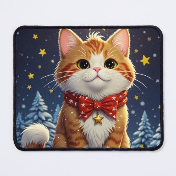 Item preview, Adorable Christmas Cat designed and sold by Venta Mix JellycientArt.